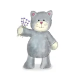 Warmies® 蓝色猫咪 - 图片 6